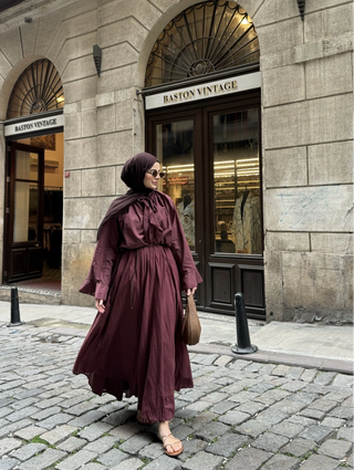 Ensemble jupe - Bordeaux