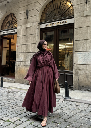 Ensemble jupe - Bordeaux