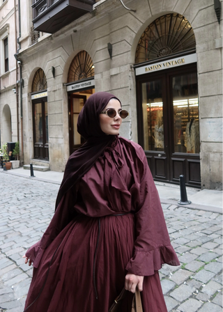 Ensemble jupe - Bordeaux