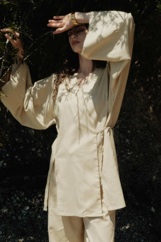 Ensemble kimono Beige sable